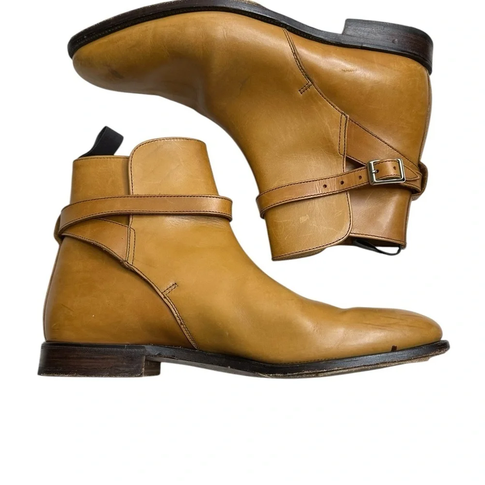 Tan Leather Men's Boots